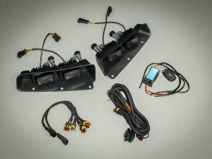 Ford Bronco Front Bumper Fog Light Upgrade Kit - Raptor Style - Steel Bumper Design 